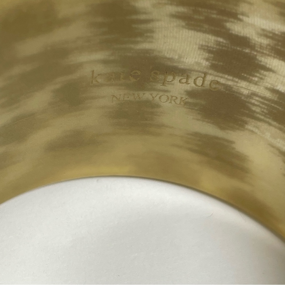 KATE SPADE IKAT RESIN POP ART LEOPARD BANGLE CUFF - Picture 4 of 13